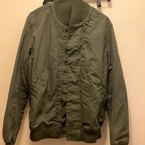 L.O.G.G olive green man jacket.
